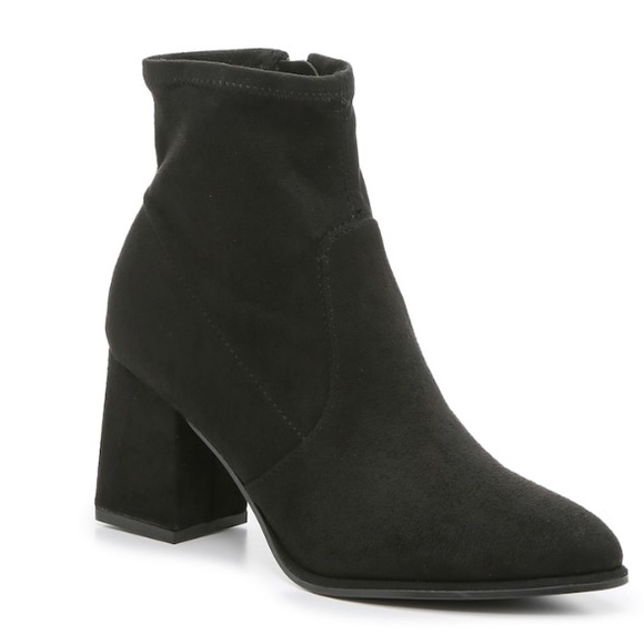 Marc Fisher Shoes - Marc Fisher Velvet Block Heel Booties 9